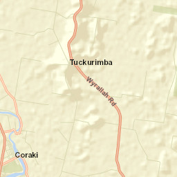 Coraki Street Map