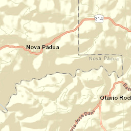 Nova Pádua Street Map