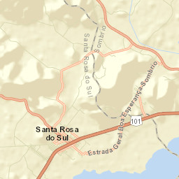 Santa Rosa do Sul Street Map