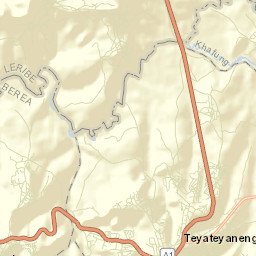 Teyateyaneng Street Map