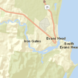 Evans Head Street Map