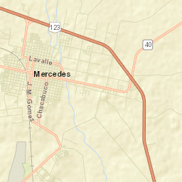 Mercedes Street Map