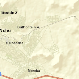 Thaba Nchu Street Map