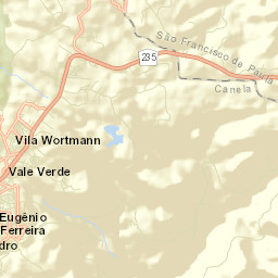 Canela Street Map