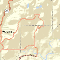 Westfália Street Map