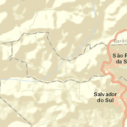 São Pedro da Serra Street Map