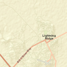 Lightning Ridge Street Map