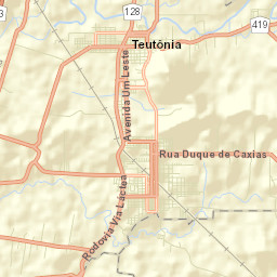 Teutônia Street Map