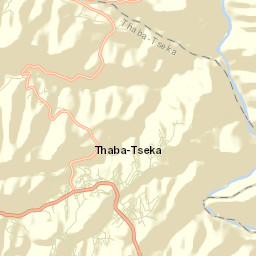 Thaba-Tseka Street Map