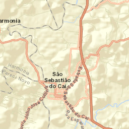 São Sebastião do Caí Street Map