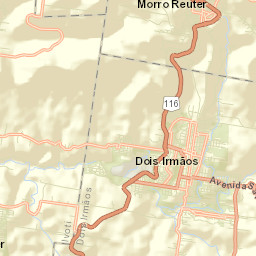 Dois Irmãos Street Map