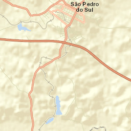 São Pedro do Sul Street Map