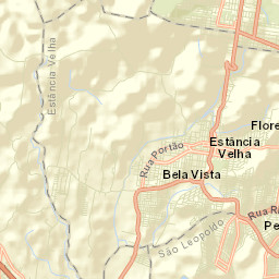 Estância Velha Street Map