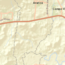 Araricá Street Map