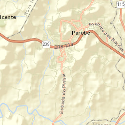 Parobé Street Map