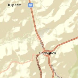 Springbok Street Map