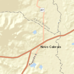 Novo Cabrais Street Map