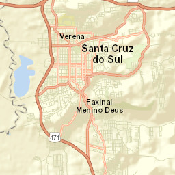 Santa Cruz do Sul Street Map