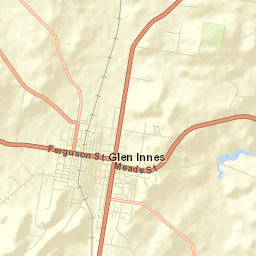 Glen Innes Street Map