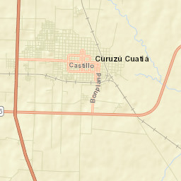 Curuzú Cuatiá Street Map