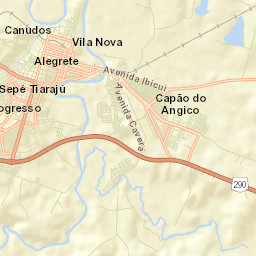 Alegrete Street Map