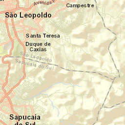 Sapucaia Street Map