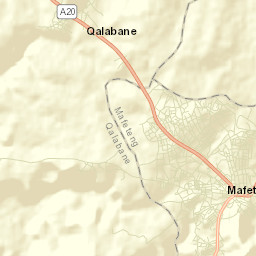 Mafeteng Street Map