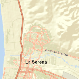 La Serena Street Map