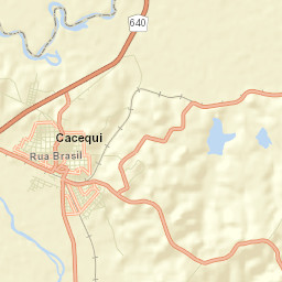 Cacequi Street Map