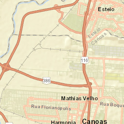 Esteio Street Map