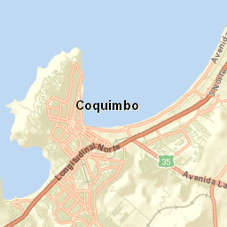 Coquimbo Street Map