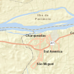 Charqueadas Street Map
