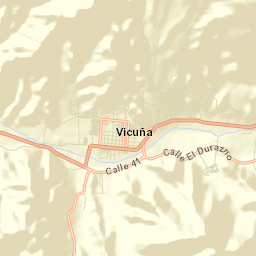 Vicuña Street Map