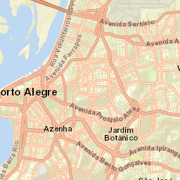Porto Alegre Street Map