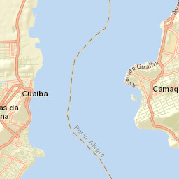 Guaíba Street Map