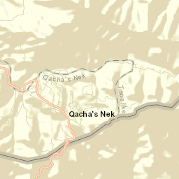 Qacha’s Nek Street Map