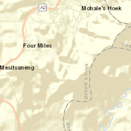 Mohale’s Hoek Street Map