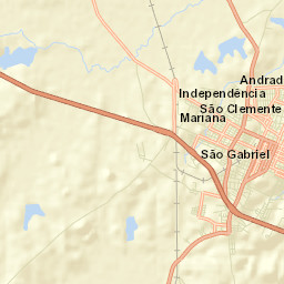 São Gabriel Street Map