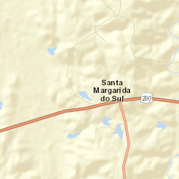 Santa Margarida do Sul Street Map