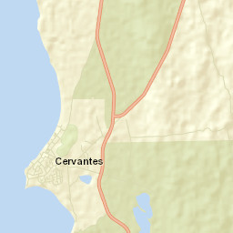 Cervantes Street Map