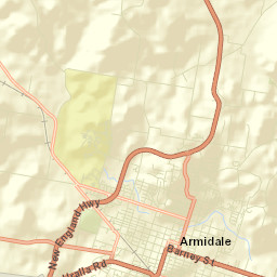Armidale Street Map
