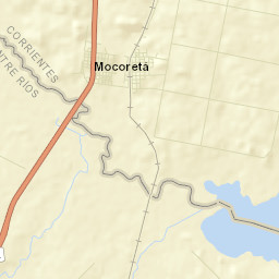 Mocoretá Street Map