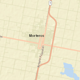 Morteros Street Map