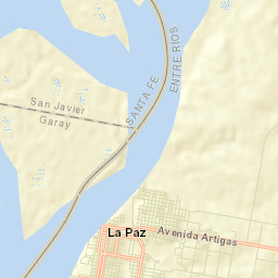La Paz Street Map