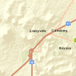 Colesberg Street Map