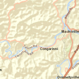 Macksville Street Map
