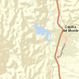 Capilla del Monte Street Map