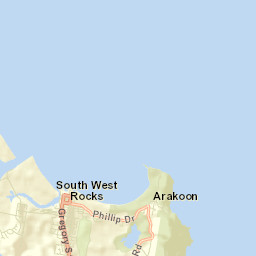 South West Rocks Street Map