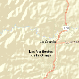 La Granja Street Map