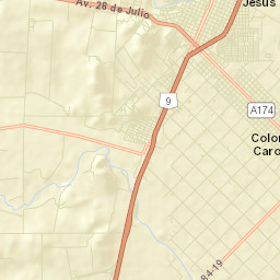 Jesús María Street Map